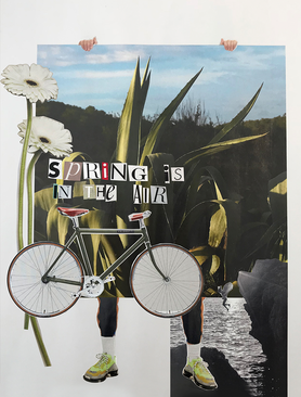Veloretti Amstedam bike fiets collage grafisch ontwerper graphic designer